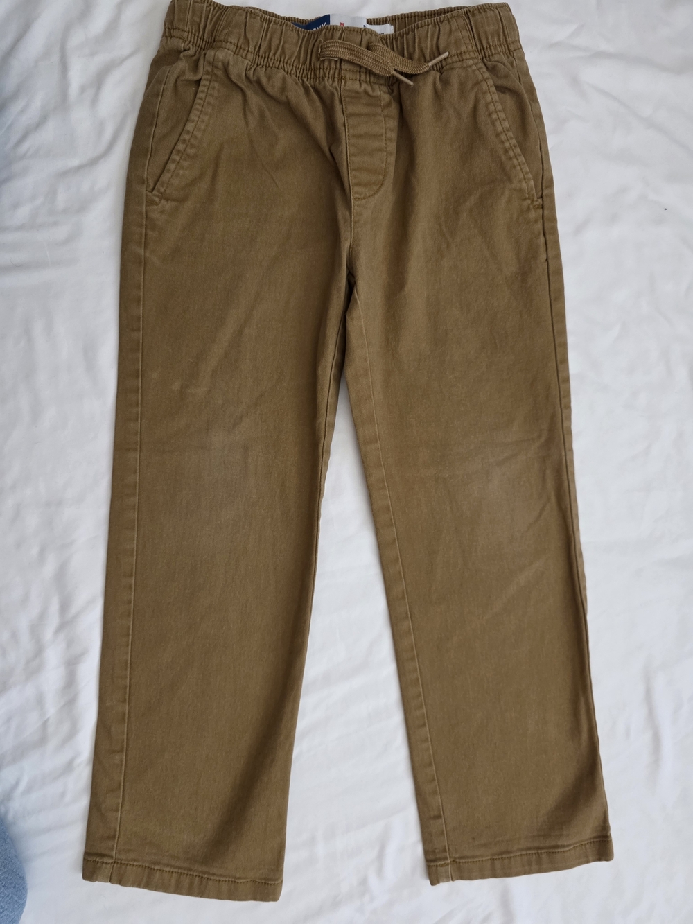 Old Navy Boy's Drawstring Chinos - Khaki Brown Pants